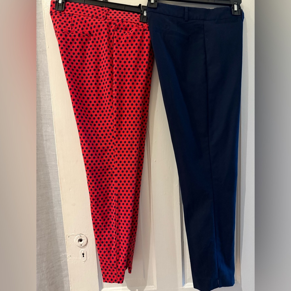 Navy and Red women’s pants